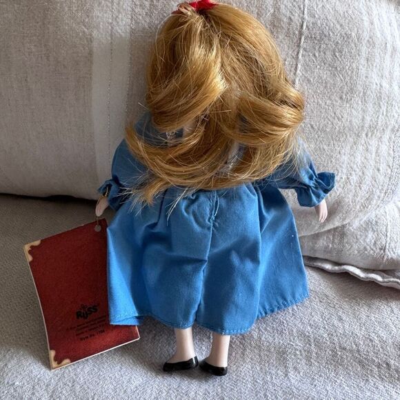 Vintage Russ Fairytale Doll Alice in Wonderland Porcelain Doll with Book - Picture 5 of 7